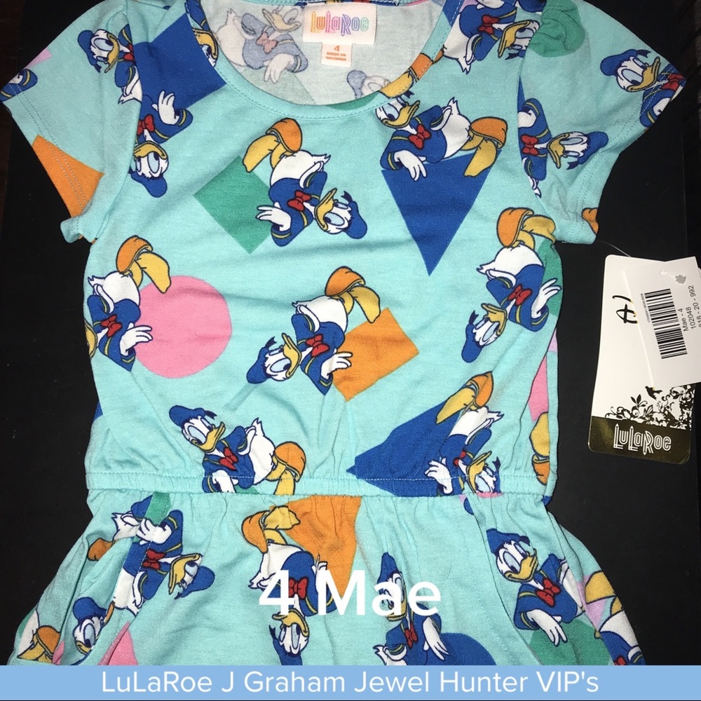 NWT LuLaRoe Donald Mae Dress (kids)